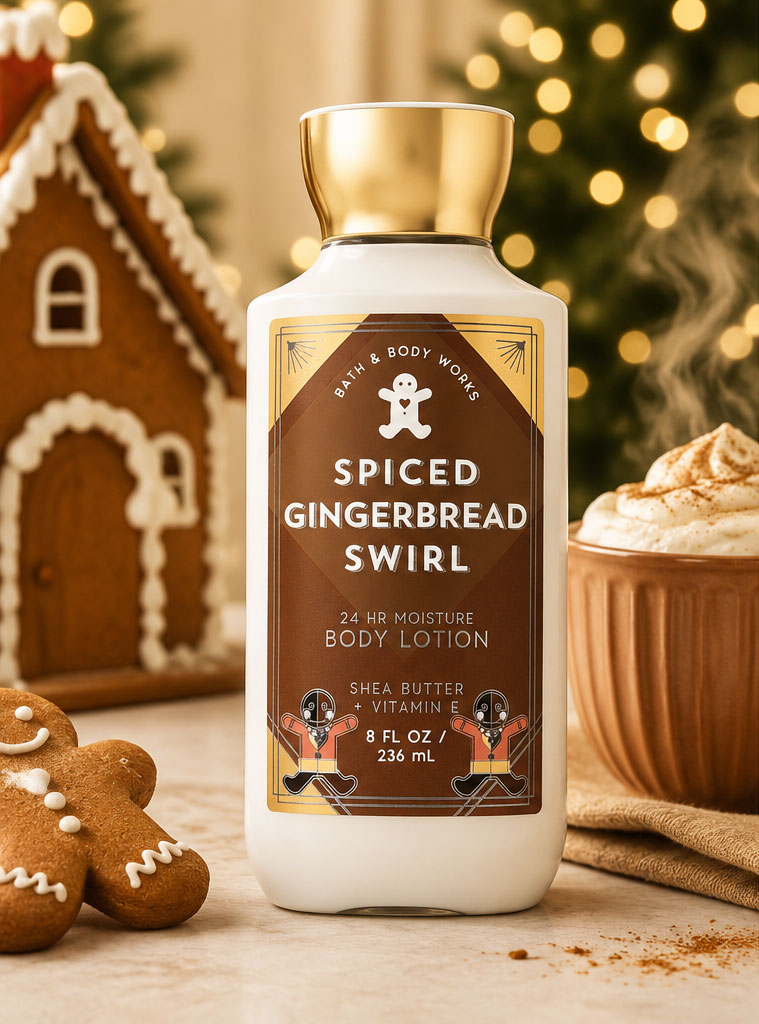 لوسیون بدن بس اند بادی ورکز Spiced Gingerbread Swirl